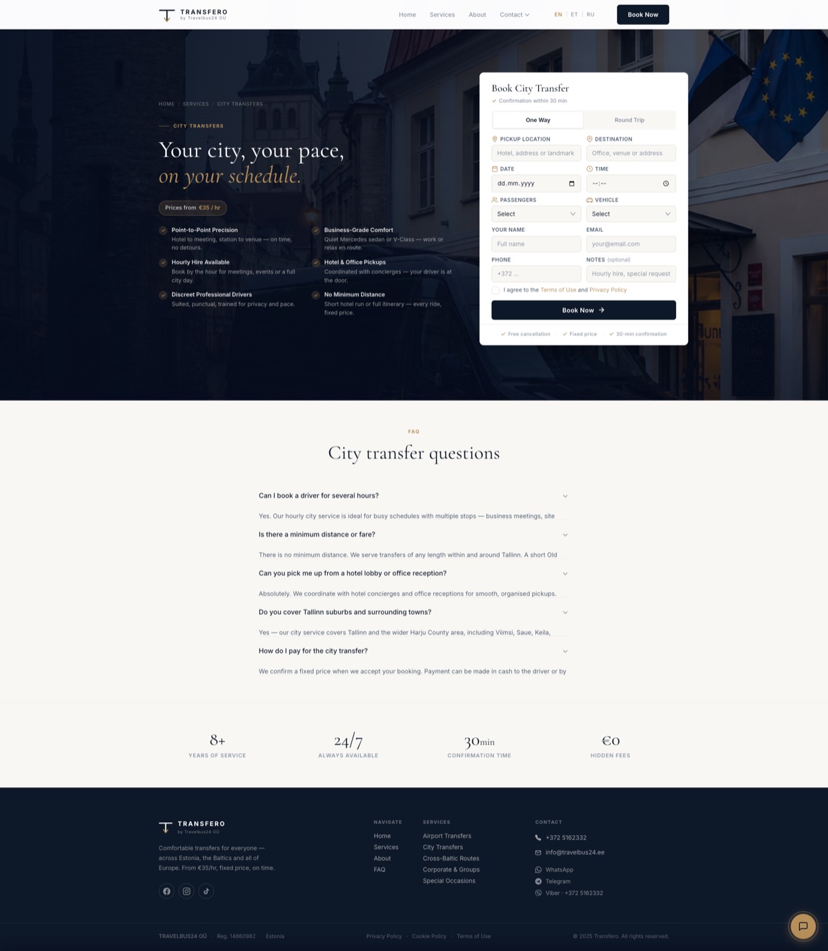 Transfero — City transfers